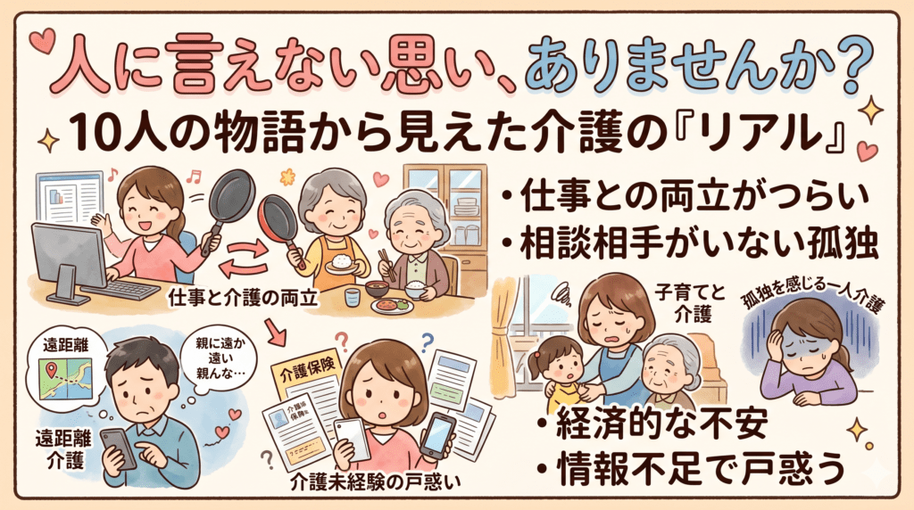 人に言えない思い、ありませんか？