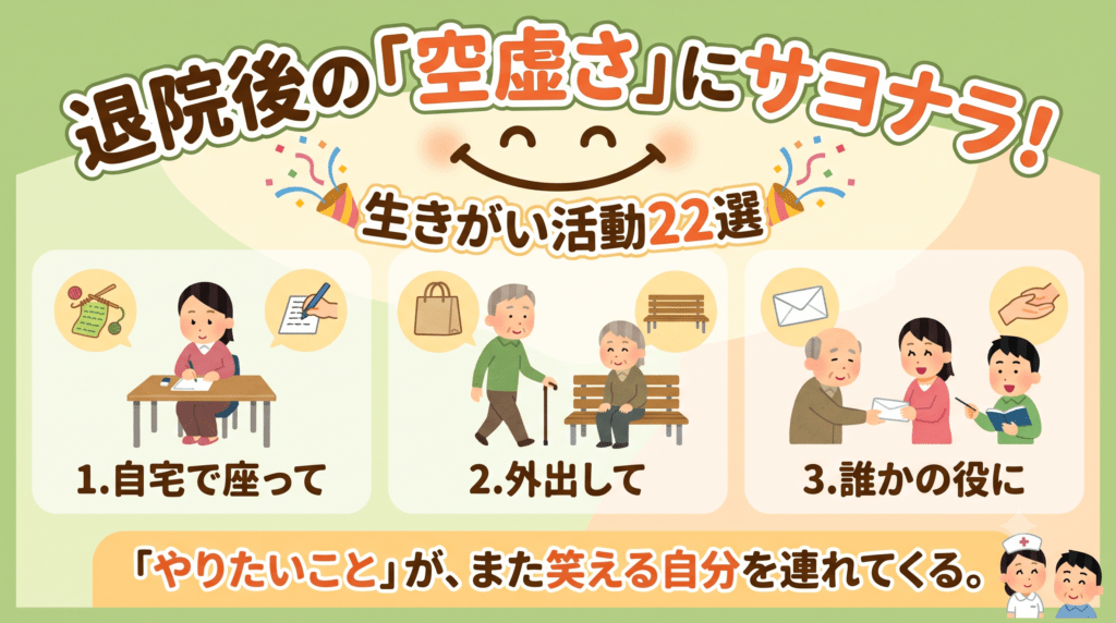 退院後の空虚さにさようなら