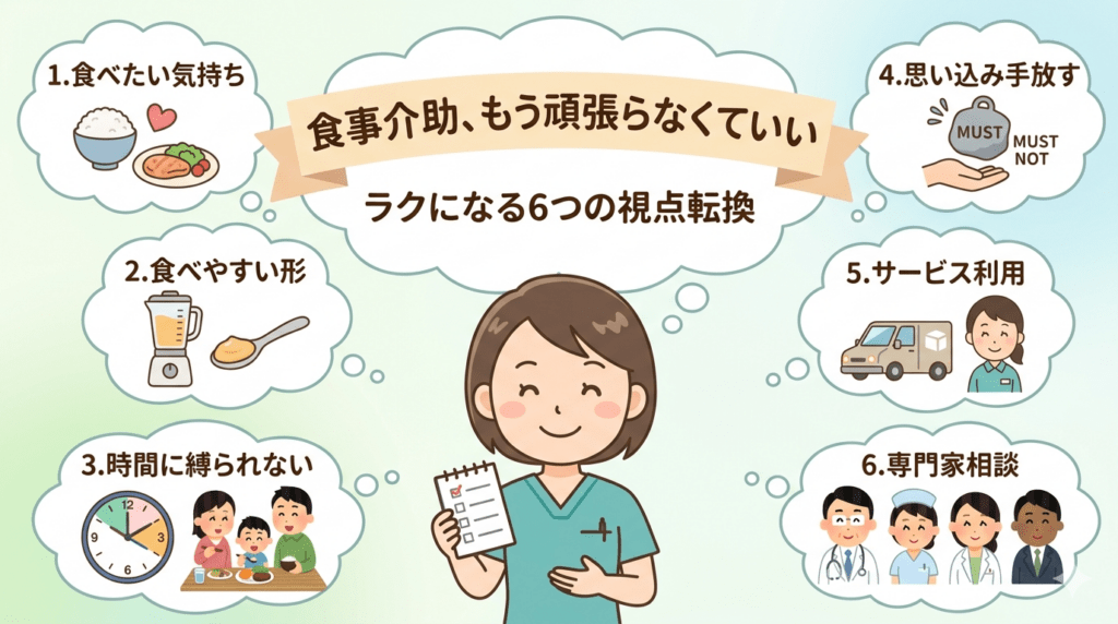 食事介助、もう頑張らなくていい