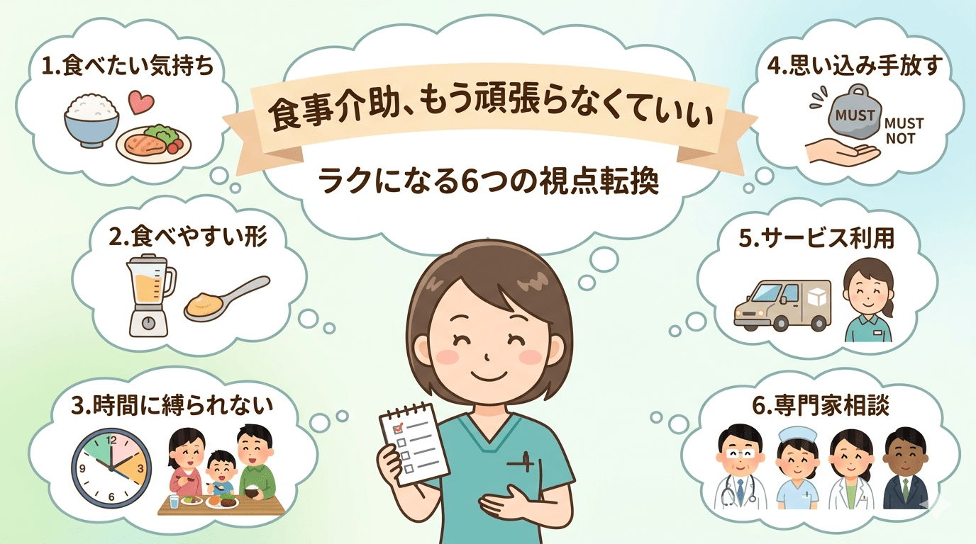 食事介助、もう頑張らなくていい