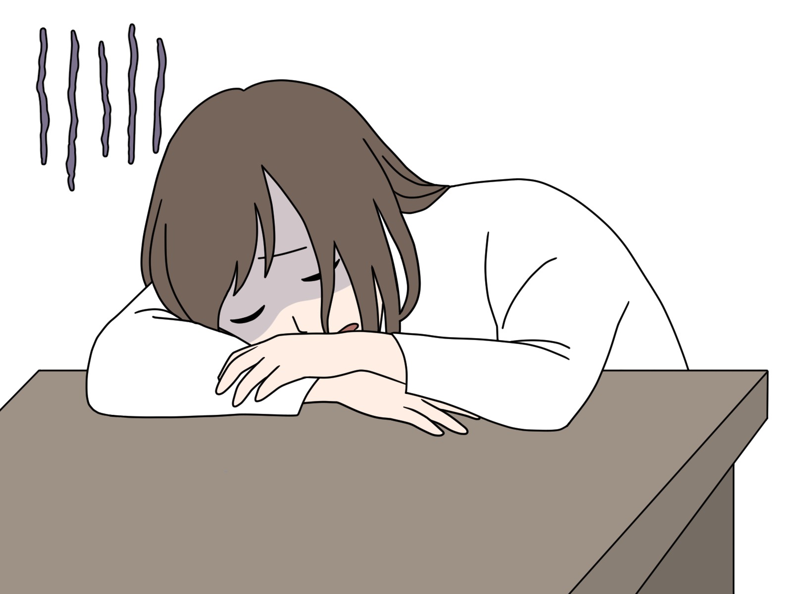 疲れた女性
