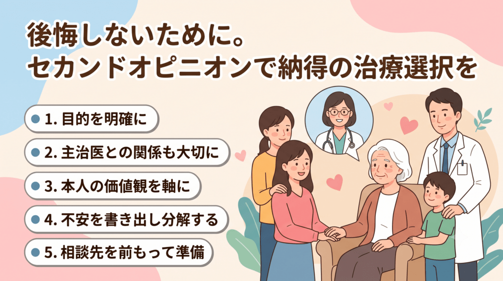 セカンドオピニオンで納得の治療選択を