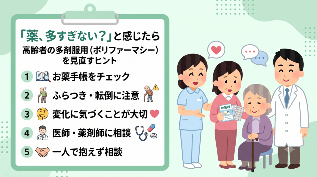 ポリファーマシーを見直すヒント