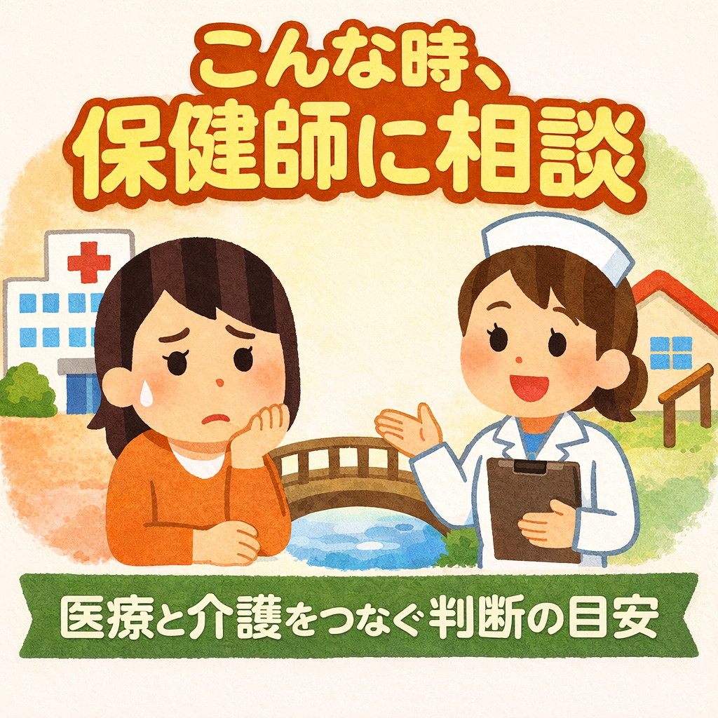 こんな時、保健師に相談