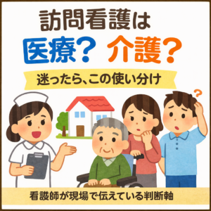 訪問看護は医療？介護？