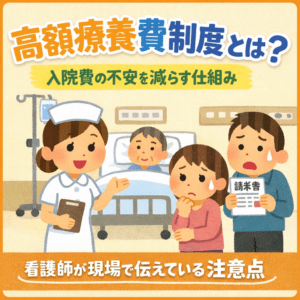 高額医療費制度-看護師が現場でつたえている注意点