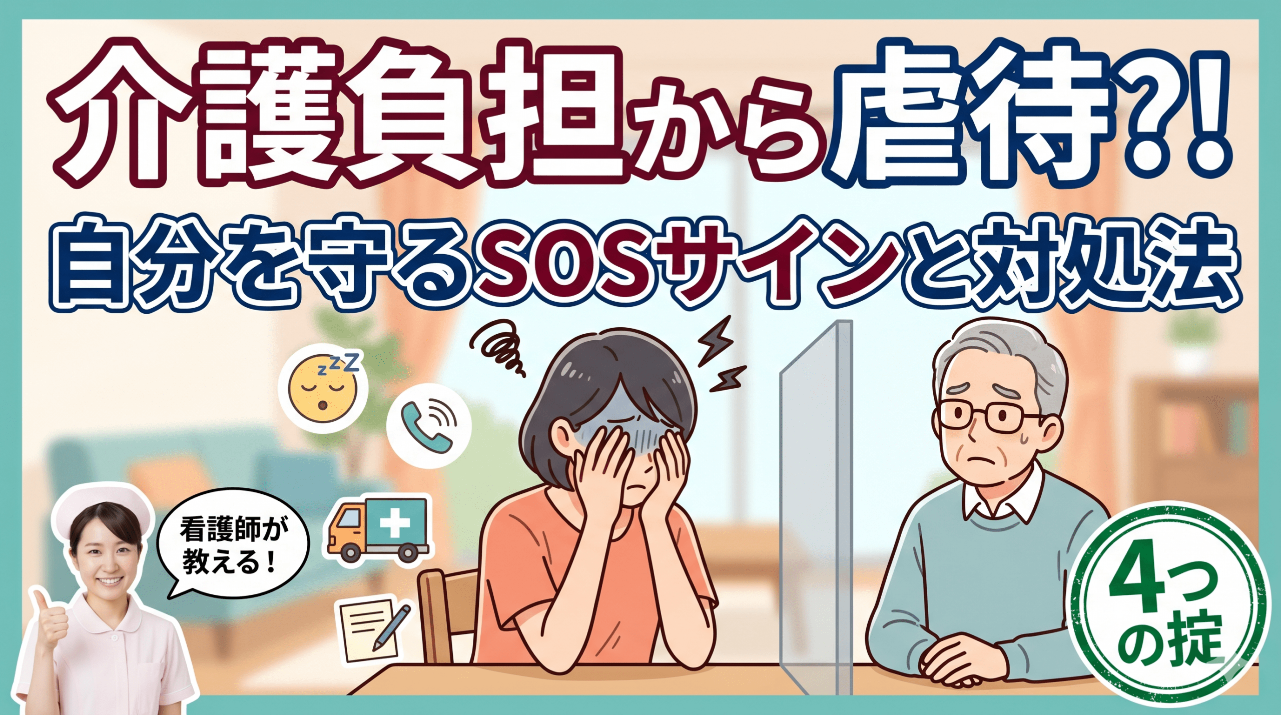 介護負担から虐待？！